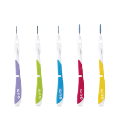 Gum Bi-direction 0.9mm Interdental brushes 6.brushes - Μεσοδόντια βουρτσάκια