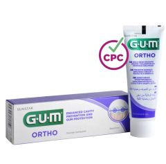 Gum Ortho Fluoride toothpaste Spearmint 75ml - Toothpaste ideal for tooth braces