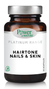 Power Health Hair Tone Nails & Skin 30caps - Πείτε αντίο στα αδύναμα και άτονα μαλλιά, τα εύθραυστα νύχια και το θαμπό δέρμα 