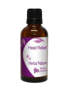 Herbal Nature Head Relief Natural tincture 50ml - Μιγμα Βαμματων Σταυροβότανο, Χρυσάνθεμο και Βαλσαμόχορτο