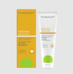 Pharmasept Heliodor Kids sun cream 100% natural filter zinc oxide SPF50 150ml - Παιδική Αντηλιακή Κρέμα Υψηλής Προστασίας
