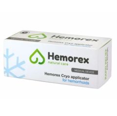 Hemorex Cryo Applicator for hemorrhoids 1.piece - Συσκευή ανακούφισης από τις αιμορροΐδες 