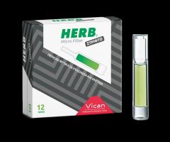 Vican Herb Micro Filter για στριφτό τσιγάρο - 12 πιπάκια Herb (στριφτό)