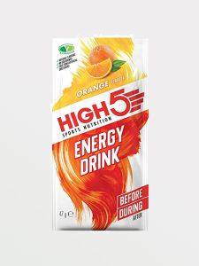 High Five Energy Drink orange 47gr - Προηγμένο αθλητικό ποτό με σύνθεση 2:1 φρουκτόζης και γεύση πορτοκάλι, για χρήση στην προπόνηση και τον αγώνα