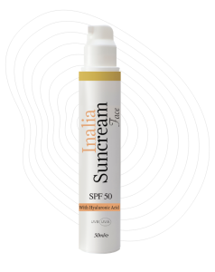 Power Health Inalia Face Sunscreen Spf50 With Hyaluronic Acid, Grape Extract & Vitamin E 50ml - Αντηλιακή κρέμα προσώπου με πολύ υψηλή προστασία από την UVA & UVB ακτινοβολία