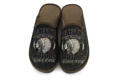 Naturelle Indian Olive Men's Winter Anatomical Slippers 1.pair - Textile, comfort men's slippers of excellent quality