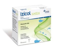 Cross Pharma Izicol Junior for constipation relief 20.sachets - κατάλληλο για την παιδική δυσκοιλιότητα και την ενσφήνωση κοπράνων