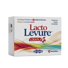 Unipharma Lactolevure Cran 20.sachets - Συμπλήρωμα διατροφής με εκχύλισμα από cranberries