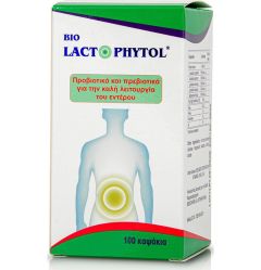 Medichrom Lactophytol Prebiotics & Probiotics 100caps - Για την καλή λειτουργία του εντέρου