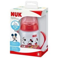 Nuk First Choice Learner Bottle 6-18m silicone 150ml - Disney training bottle with muzzle