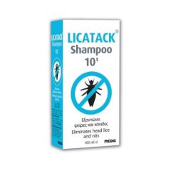 Meda Licatack Shampoo 100ml - Σαμπουάν εξόντωσης φθειρών και κονιδών