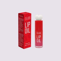 Aloe Colors Lip Oil Cherry Pop (Red) 10ml - Ζουμερά, σαγηνευτικά χείλη με φυσικό κόκκινο χρώμα και ακαταμάχητη λάμψη