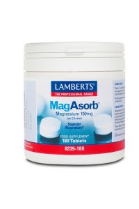 Lamberts MagAsorb (Magnesium Citrate 150mg)  60.tabs - Κιτρικό μαγνήσιο μεγαλύτερης απορρόφησης (8239)