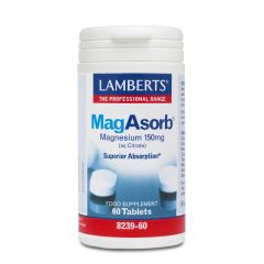 Lamberts MagAsorb (Magnesium Citrate 150mg)  60.tabs - Κιτρικό μαγνήσιο μεγαλύτερης απορρόφησης (8239)