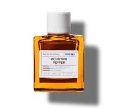 Korres Mountain Pepper Eau De Toilette 50ml - A timeless fragrance that exudes the solidity of wood