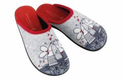 Naturelle Anatomical Winter slippers Mouse Grey 1.pair - Υφασμάτινες, comfort παντόφλες εξαιρετικής ποιότητας