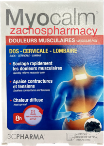 3C Pharma Myocalm patches for muscular pain 4.patches - Έμπλαστρα για μυϊκούς πόνους