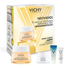 Vichy Neovadiol Peri-Menopause Light Cream Normal/Mixed skin Promo 50/15/4/3ml - Αντιγηραντική Κρέμα Ημέρας με Εφέ Lifting για τις Κανονικές Προς Μικτές Επιδερμίδες & Δώρο 3 Προϊόντα σε Ειδικό Μέγεθος