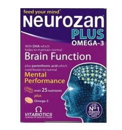 Vitabiotics Neurozan Plus Omega-3 28tbs/28caps - Συμπλήρωμα Διατροφής Για Την Ενίσχυση Της Εγκεφαλικής Λειτουργίας 28 Ταμπλέτες & 28 Κάψουλες