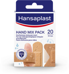 Hansaplast Hand Mix Pack 20.strips - Mix Pack για τα Δάκτυλα