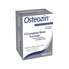 Health Aid Osteozin for osteoporosis 90.veg.tbs - Ιδανικό για ηλικιωμένους, αθλητές σε μετατραυματικές καταστάσεις (κατάγματα) και γυναίκες ιδιαίτερα στην περίοδο της εμμηνόπαυσης