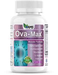 AMS Ova-max (Ovamax) improve women’s egg & embryo quality 120caps - βελτίωση της ποιότητας των ωαρίων & ωοκυττάρων
