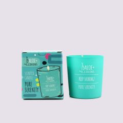 Aloe+ Colors Scented Soy Candle Pure Serenity 1.piece - Αρωματικό Κερί Σόγιας της Aloe+Colors Pure Serenity (μανόλια)
