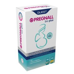 Quest Pregnall Bio-Plus for pregnant women 30.caps+30.tbs - enhanced nutritional support to the expectant mother throughout pregnancy