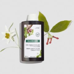 Klorane Strength - thinning hair loss shampoo with Quinine 200ml - Shampoo with Quinine and organic Edelweiss
