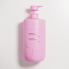 Garden Shower gel freesia & strawberry 1L - Αφρόλουτρο με άρωμα φρέζια & φράουλα