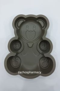 Silicone soap and confectionery mold SM365 1.piece - Καλούπι σιλικόνης Αρκούδος