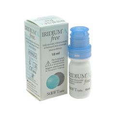 Fidia Farmaceutici Iridium A Free eye drops 10ml - αποστειρωμένο οφθαλμικό διάλυμα που βοηθά στην ανακούφιση & ενυδάτωση των οφθαλμών