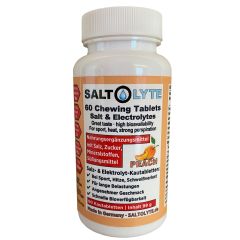 Saltolyte Fastchews Electrolyte chewable tablets (Peach) 60chw.tbs - chewable electrolyte tablets (Peach)