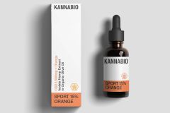 Kannabio Sport 15% Orange CBD Isolate THC free 10ml - με υψηλότερη συγκέντρωση και ευελιξία στη χρήση για καθημερινή αποκατάσταση