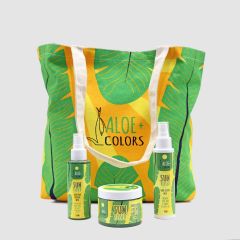 Aloe+ Colors Sun Kissed Beach Bag (3 products inside) 1.bag - Συνδυάσαμε την μπανάνα με την πραλίνα και δημιουργήσαμε μοναδικά προϊόντα