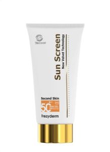 Frezyderm Sun Screen Velvet Body lotion SPF50+ 125ml - sunscreen that gives skin a velvety and non-oily feel