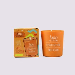 Aloe+ Colors Scented Soy Candle Sweet Blossom 1.piece - Aromatic Soy Candle by Aloe+ Colors Sweet Blossom (vanilla-orange).