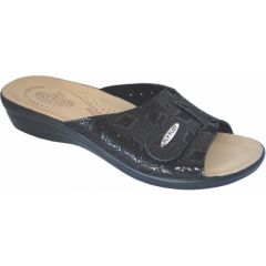 Interflot Summer Anatomical slippers (T4A57) Black 1.pair - Κλασική καλοκαιρινή γυναικεία παντόφλα