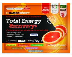 Namedsport Total Energy Recovery Orange falvour 40gr - Μια σύνθεση μετά την προπόνηση, ιδανική κατά τη φάση της αποκατάστασης μετά από έντονη προσπάθεια