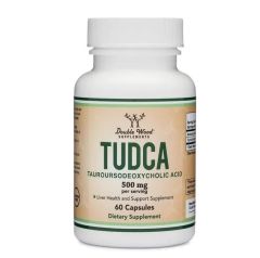 Double Wood TUDCA (Tauroursodeoxycholic acid) 500mg 60.caps - μορφή χολικού οξέος που υποστηρίζει την υγεία του ήπατος