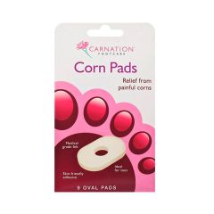 Vican Carnation Felt Oval Corn Rings 9.pieces - Made from medical grade chiropody felt and fit around the bunion to relieve pressure and pain.  