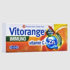 Unipharma Vitorange Immuno vitamin C + Zn 30.chw.tbs - enhances the proper functioning of the immune system