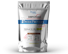 Power Health 100% Whey Power Protein Belgian Chocolate Flavor 500gr - 100% πρωτεΐνη ορού γάλακτος με ένα σύμπλεγμα ενζύμων